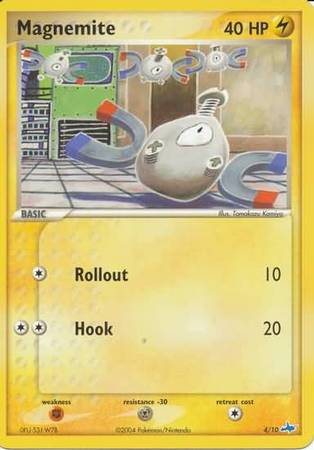 Magnemite (4/10) [EX: Trainer Kit - Latios] | Jomio and Rueliete's Cards and Comics