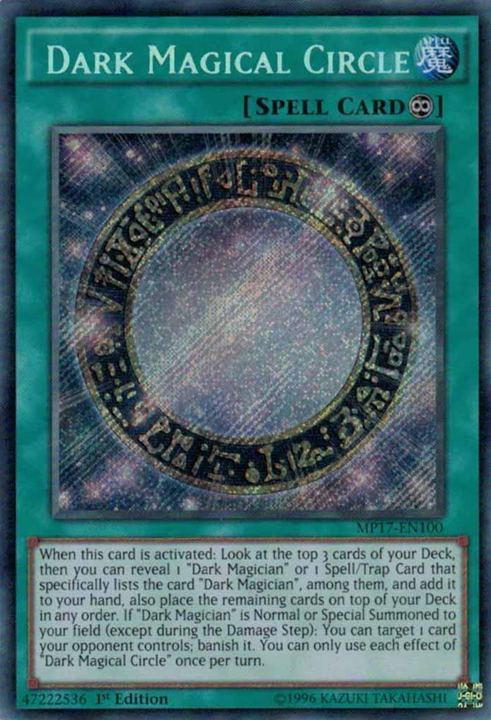 Dark Magical Circle [MP17-EN100] Secret Rare | Jomio and Rueliete's Cards and Comics