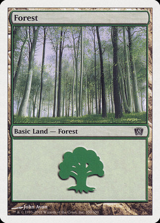 Forest (350) [Eighth Edition] | Jomio and Rueliete's Cards and Comics