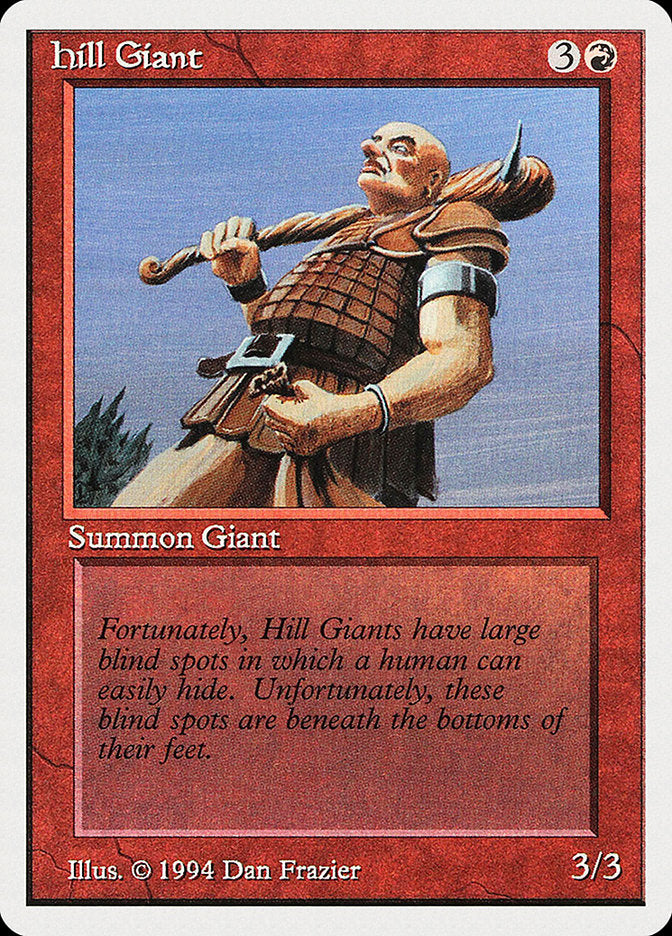 Hill Giant [Summer Magic / Edgar] | Jomio and Rueliete's Cards and Comics