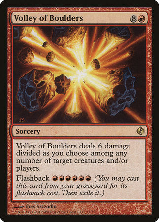 Volley of Boulders [Duel Decks: Venser vs. Koth] | Jomio and Rueliete's Cards and Comics
