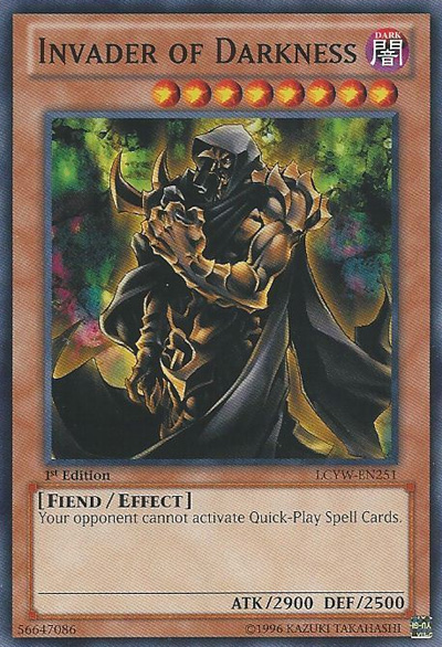 Invader of Darkness [LCYW-EN251] Common | Jomio and Rueliete's Cards and Comics