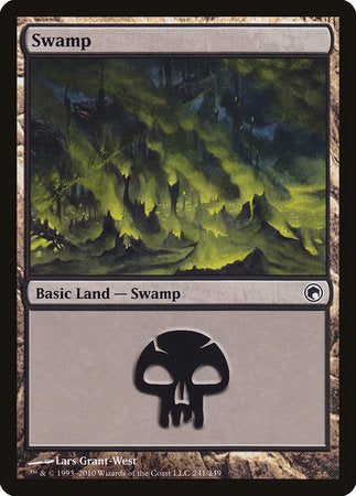Swamp (241) [Scars of Mirrodin] | Jomio and Rueliete's Cards and Comics