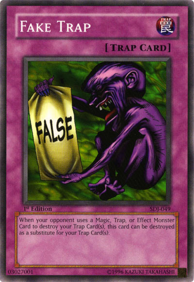 Fake Trap [SDJ-049] Common | Jomio and Rueliete's Cards and Comics
