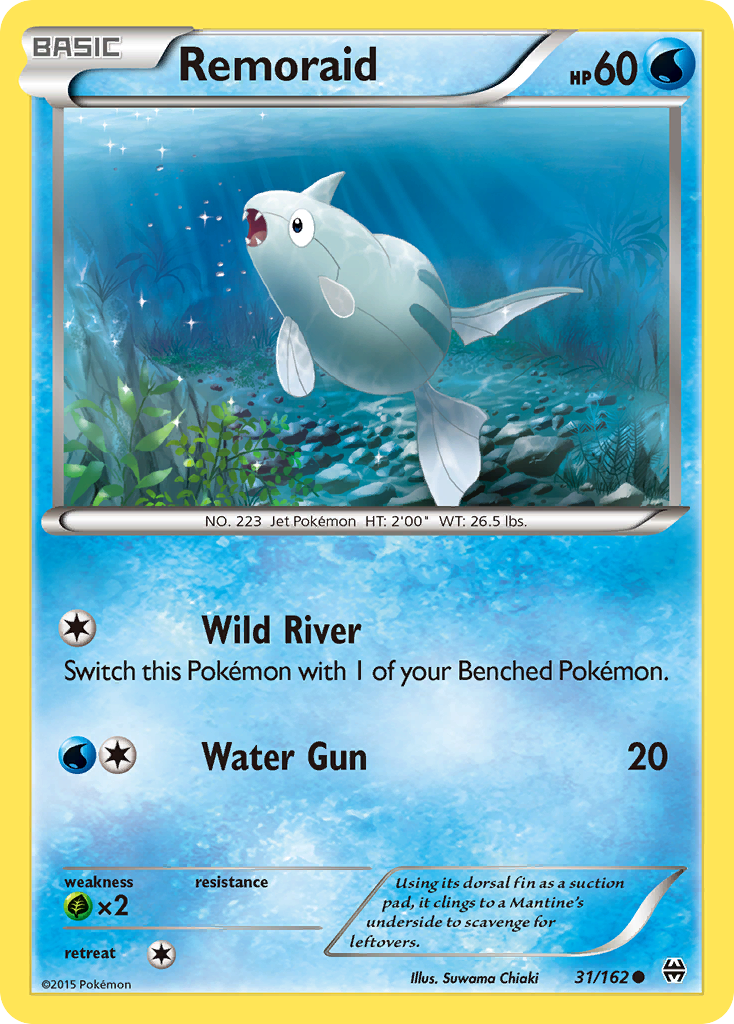 Remoraid (31/162) [XY: BREAKthrough] | Jomio and Rueliete's Cards and Comics