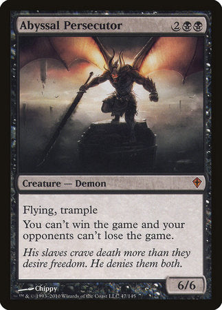 Abyssal Persecutor [Worldwake] | Jomio and Rueliete's Cards and Comics