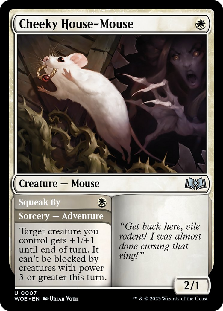 Cheeky House-Mouse [Wilds of Eldraine] | Jomio and Rueliete's Cards and Comics