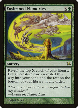 Enshrined Memories [Betrayers of Kamigawa] | Jomio and Rueliete's Cards and Comics