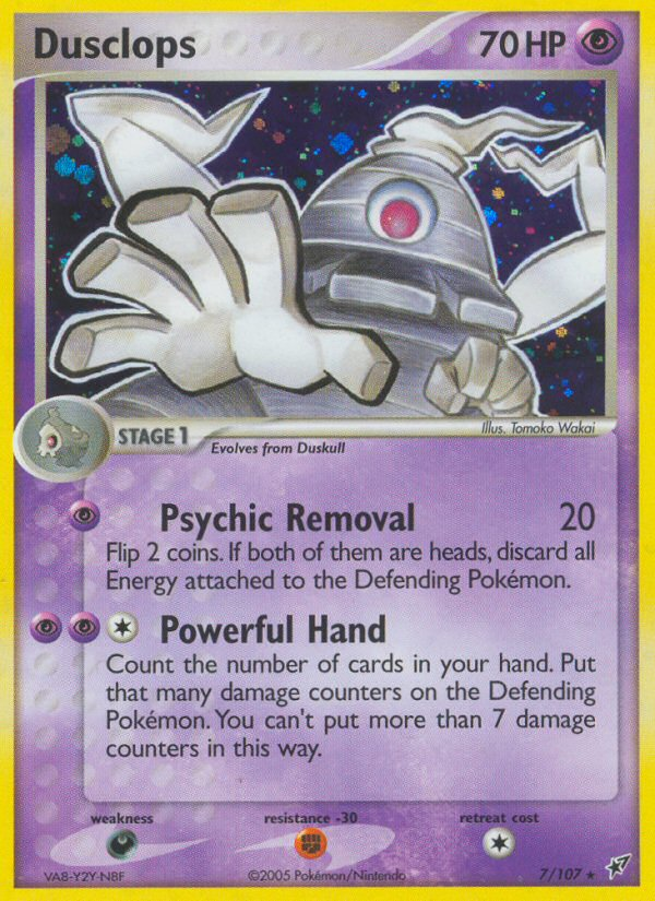 Dusclops (7/107) [EX: Deoxys] | Jomio and Rueliete's Cards and Comics