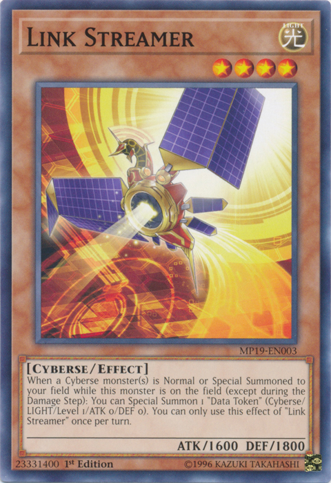 Link Streamer [MP19-EN003] Common | Jomio and Rueliete's Cards and Comics