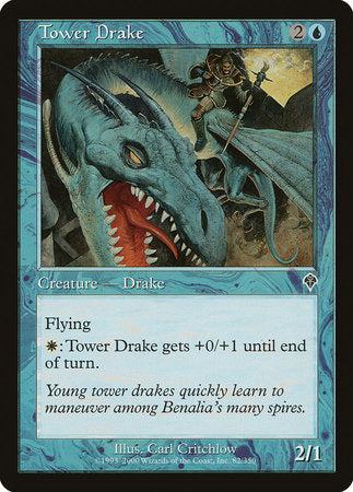 Tower Drake [Invasion] | Jomio and Rueliete's Cards and Comics