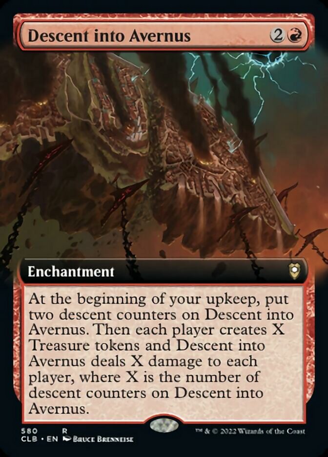 Descent into Avernus (Extended Art) [Commander Legends: Battle for Baldur's Gate] | Jomio and Rueliete's Cards and Comics