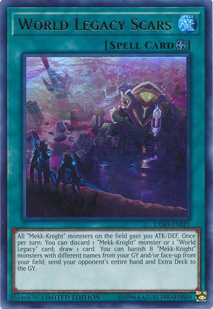 World Legacy Scars (Sneak Peek) [EXFO-ENSP1] Ultra Rare | Jomio and Rueliete's Cards and Comics