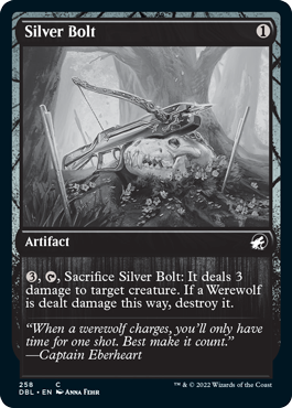 Silver Bolt [Innistrad: Double Feature] | Jomio and Rueliete's Cards and Comics