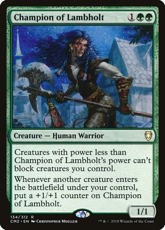 Champion of Lambholt [Commander Anthology Volume II] | Jomio and Rueliete's Cards and Comics