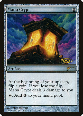 Mana Crypt [Judge Gift Cards 2011] | Jomio and Rueliete's Cards and Comics