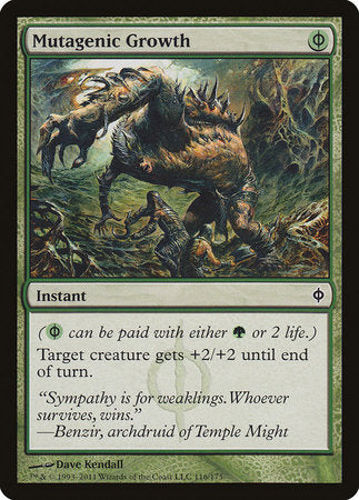 Mutagenic Growth [New Phyrexia] | Jomio and Rueliete's Cards and Comics