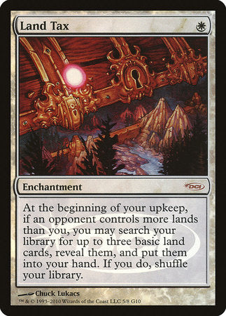 Land Tax [Judge Gift Cards 2010] | Jomio and Rueliete's Cards and Comics