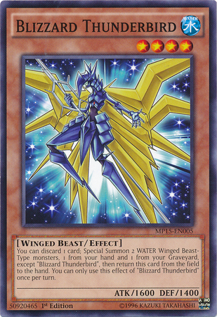 Blizzard Thunderbird [MP15-EN005] Common | Jomio and Rueliete's Cards and Comics