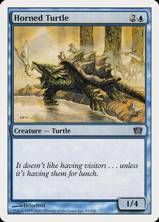 Horned Turtle [Eighth Edition] | Jomio and Rueliete's Cards and Comics