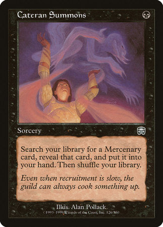 Cateran Summons [Mercadian Masques] | Jomio and Rueliete's Cards and Comics