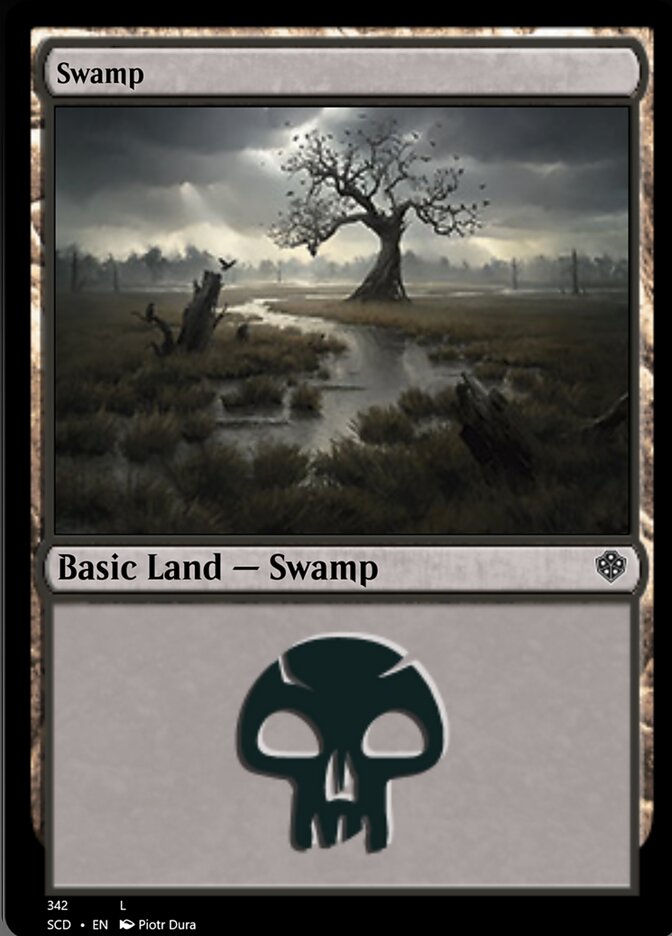 Swamp (342) [Starter Commander Decks] | Jomio and Rueliete's Cards and Comics