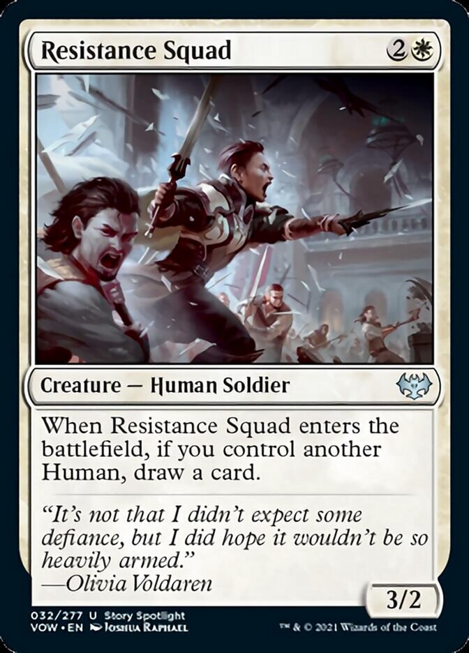 Resistance Squad [Innistrad: Crimson Vow] | Jomio and Rueliete's Cards and Comics