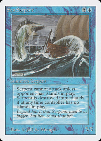 Sea Serpent [Unlimited Edition] | Jomio and Rueliete's Cards and Comics