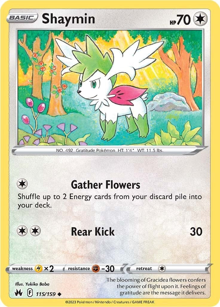 Shaymin (115/159) [Sword & Shield: Crown Zenith] | Jomio and Rueliete's Cards and Comics