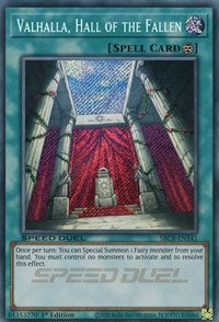 Valhalla, Hall of the Fallen (Secret) [SBCB-EN141] Secret Rare | Jomio and Rueliete's Cards and Comics