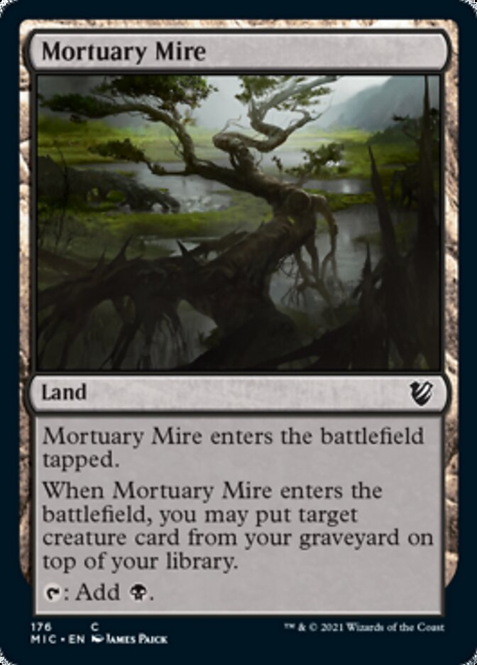 Mortuary Mire [Innistrad: Midnight Hunt Commander] | Jomio and Rueliete's Cards and Comics