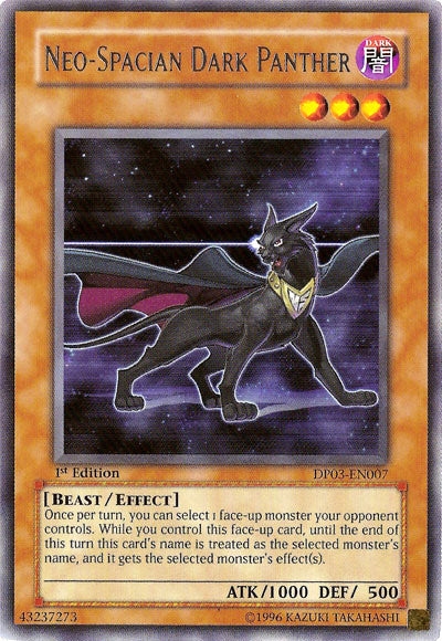 Neo-Spacian Dark Panther [DP03-EN007] Rare | Jomio and Rueliete's Cards and Comics