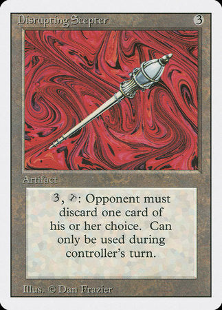 Disrupting Scepter [Revised Edition] | Jomio and Rueliete's Cards and Comics