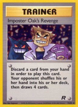 Imposter Oak's Revenge (76/82) [Team Rocket Unlimited] | Jomio and Rueliete's Cards and Comics