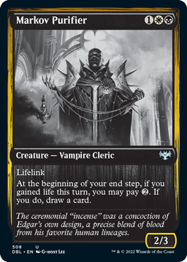 Markov Purifier [Innistrad: Double Feature] | Jomio and Rueliete's Cards and Comics