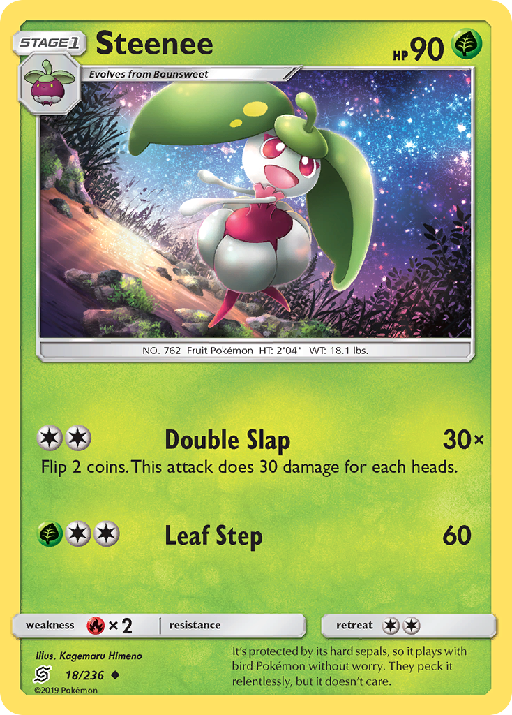 Steenee (18/236) [Sun & Moon: Unified Minds] | Jomio and Rueliete's Cards and Comics