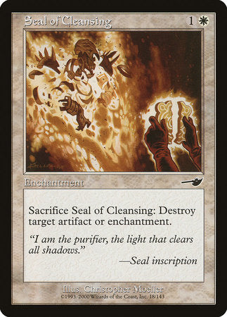 Seal of Cleansing [Nemesis] | Jomio and Rueliete's Cards and Comics