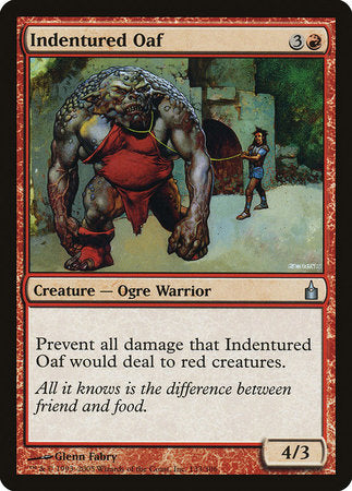 Indentured Oaf [Ravnica: City of Guilds] | Jomio and Rueliete's Cards and Comics