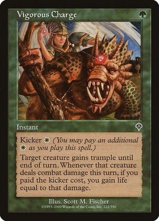 Vigorous Charge [Invasion] | Jomio and Rueliete's Cards and Comics
