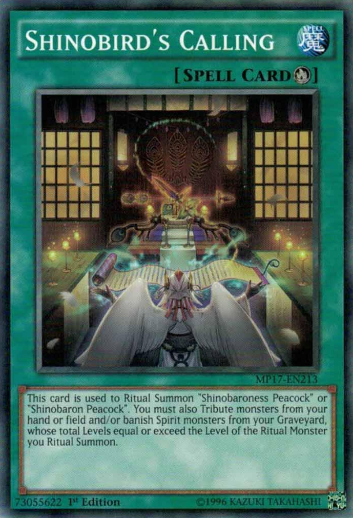 Shinobird's Calling [MP17-EN213] Common | Jomio and Rueliete's Cards and Comics