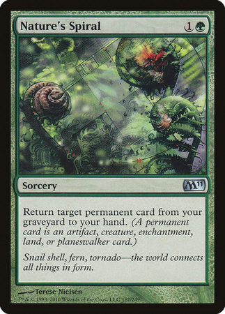 Nature's Spiral [Magic 2011] | Jomio and Rueliete's Cards and Comics