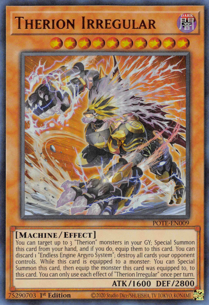 Therion Irregular [POTE-EN009] Ultra Rare | Jomio and Rueliete's Cards and Comics