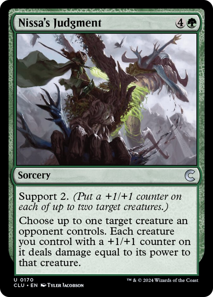 Nissa's Judgment [Ravnica: Clue Edition] | Jomio and Rueliete's Cards and Comics