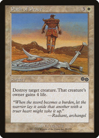 Path of Peace [Urza's Saga] | Jomio and Rueliete's Cards and Comics