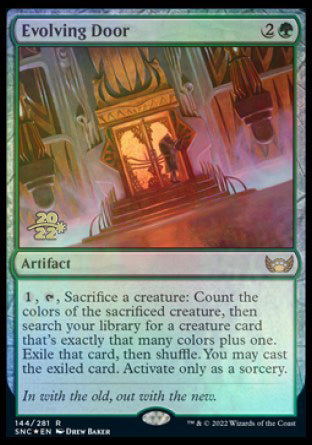 Evolving Door [Streets of New Capenna Prerelease Promos] | Jomio and Rueliete's Cards and Comics