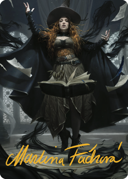 Tasha, the Witch Queen Art Card (41) (Gold-Stamped Signature) [Commander Legends: Battle for Baldur's Gate Art Series] | Jomio and Rueliete's Cards and Comics