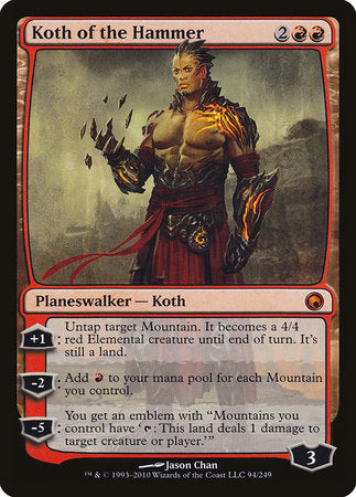 Koth of the Hammer [Scars of Mirrodin] | Jomio and Rueliete's Cards and Comics