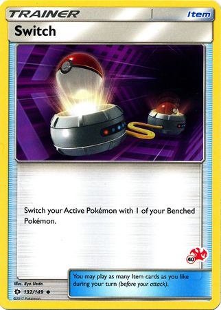 Switch (132/149) (Charizard Stamp #40) [Battle Academy 2020] | Jomio and Rueliete's Cards and Comics