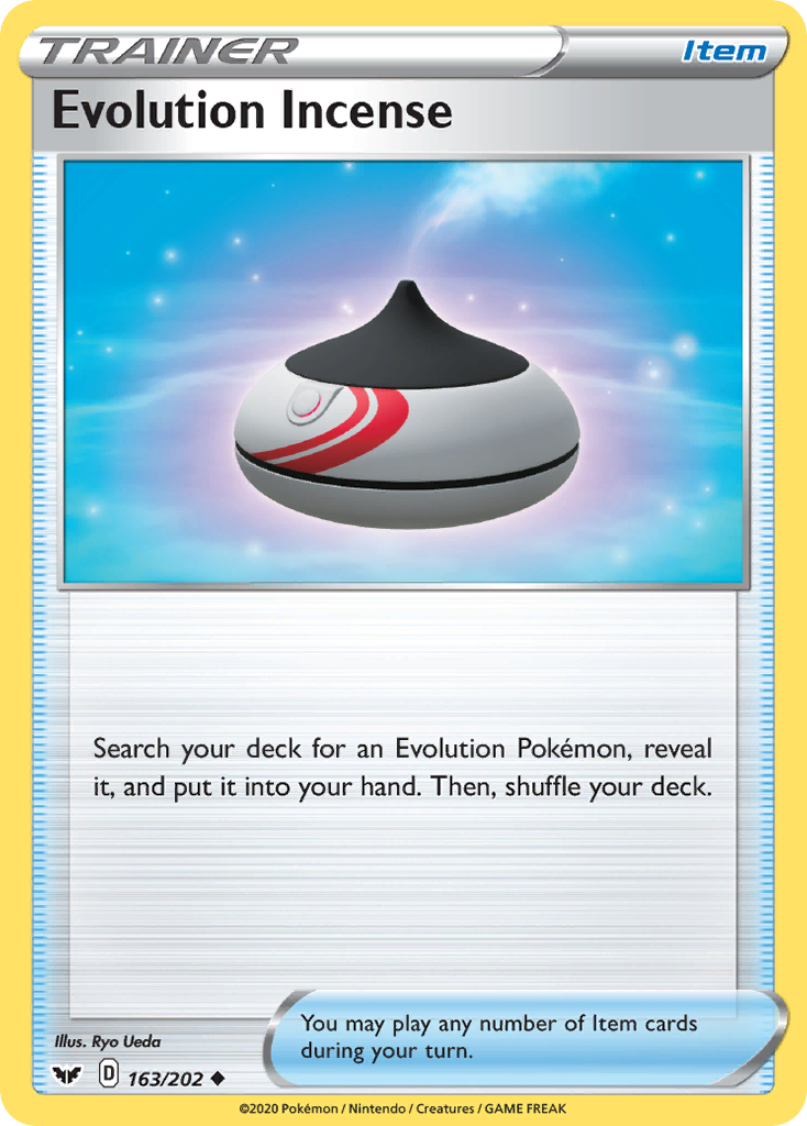 Evolution Incense (163/202) [Sword & Shield: Base Set] | Jomio and Rueliete's Cards and Comics