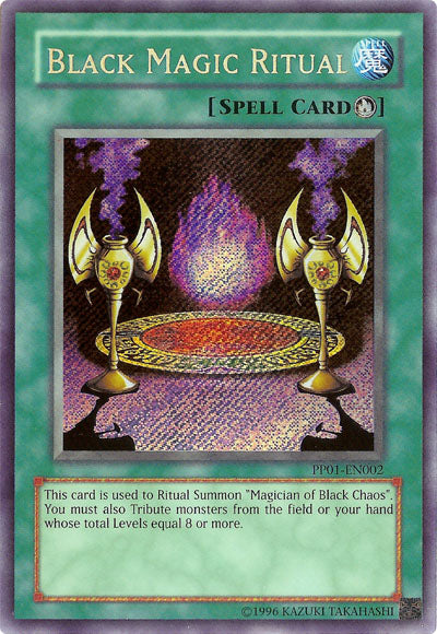 Black Magic Ritual [PP01-EN002] Secret Rare | Jomio and Rueliete's Cards and Comics